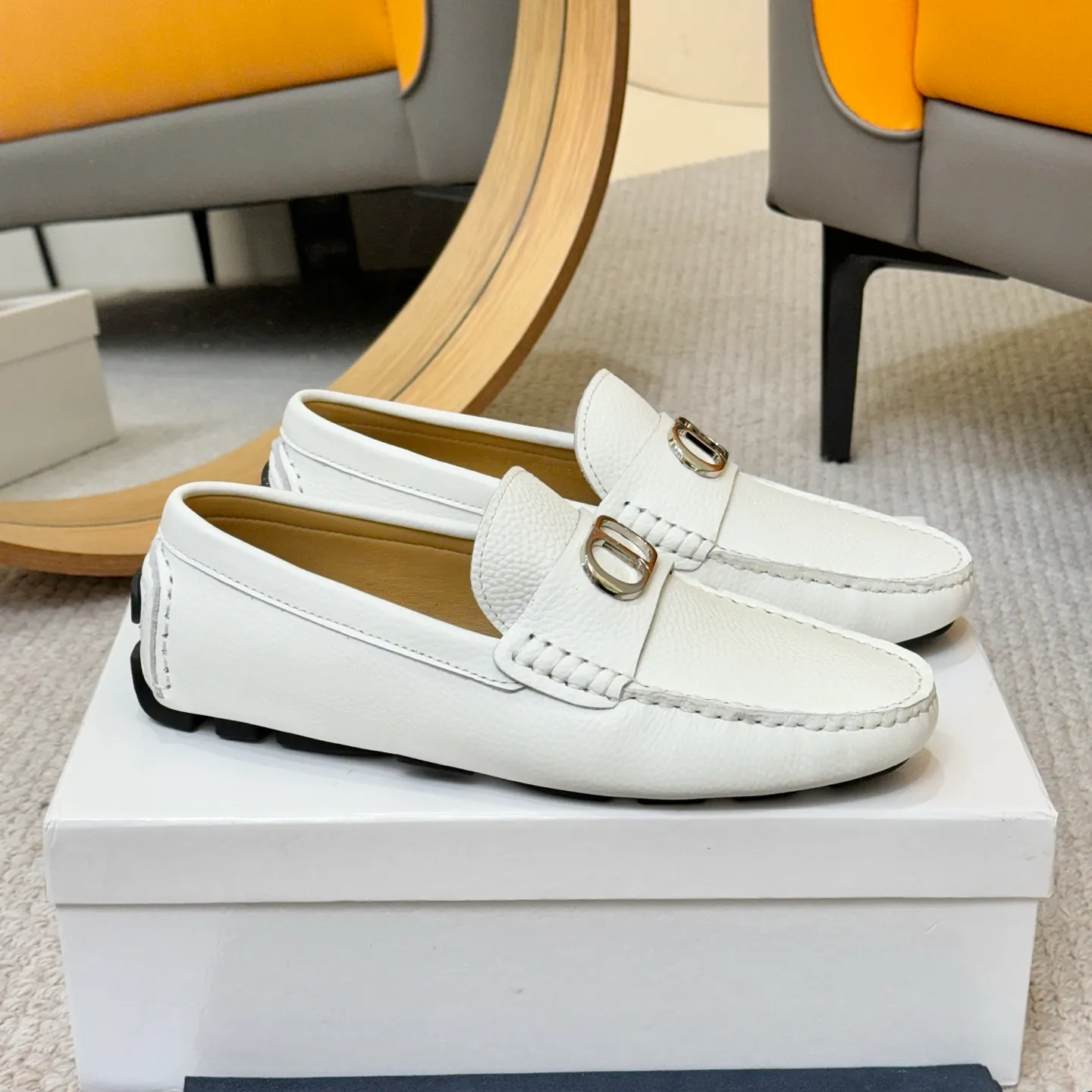 Men's clothing and shoes 💰420! (Yangli) Quality DIOR [Dior’s latest arrival] real auction hot-selling Doudou shoes 🔍DIOR) new Doudou shoes 👍Belgian designer Martin Margiela serves as Gucci shoe designer y full of charm, luxury style gentleman upper: imported cowhide, lining with spring sweat-absorbent first-layer sheepskin. Outsole Brand outsole, the last stitching on the bottom will never come off; equipped with classic Gucci exquisite hardware C D buckle💋The whole pair of shoes is fashionable and casual without losing high-end style; standard 38-46